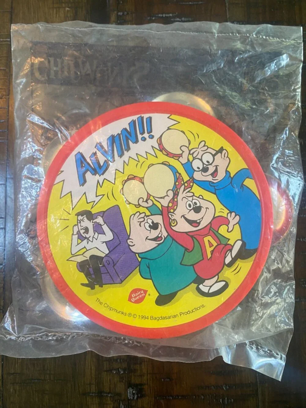 SET 4 Dairy Queen 1994 ALVIN & CHIPMUNKS Music Makers MARACAS Simon Theodore